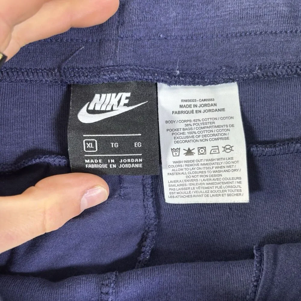 Nike Sportswear Optic Joggers Mens XL Navy Blue Activewear Training Gym Winter